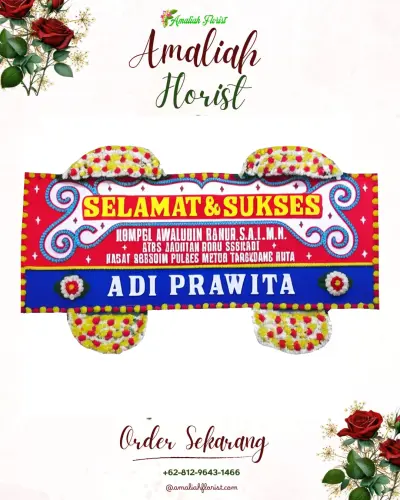 Karangan Bunga Ucapan Selamat di Samangraya